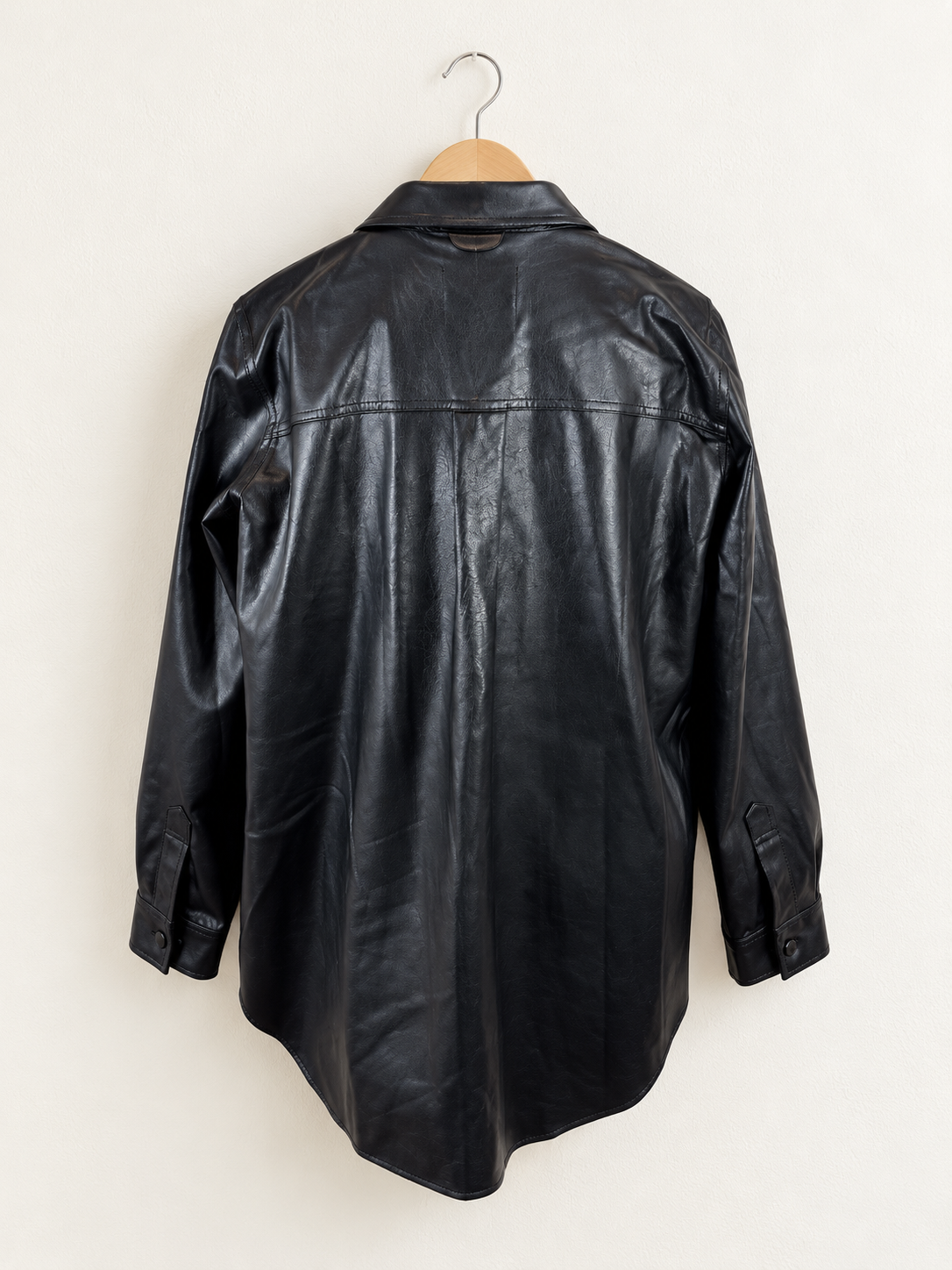 Chemise faux cuir Zara - Small