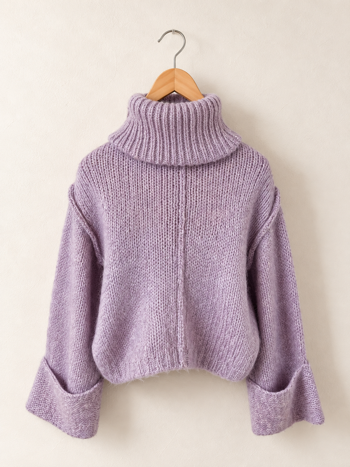Chandail tricot col roulé JOËLLE - X-Small