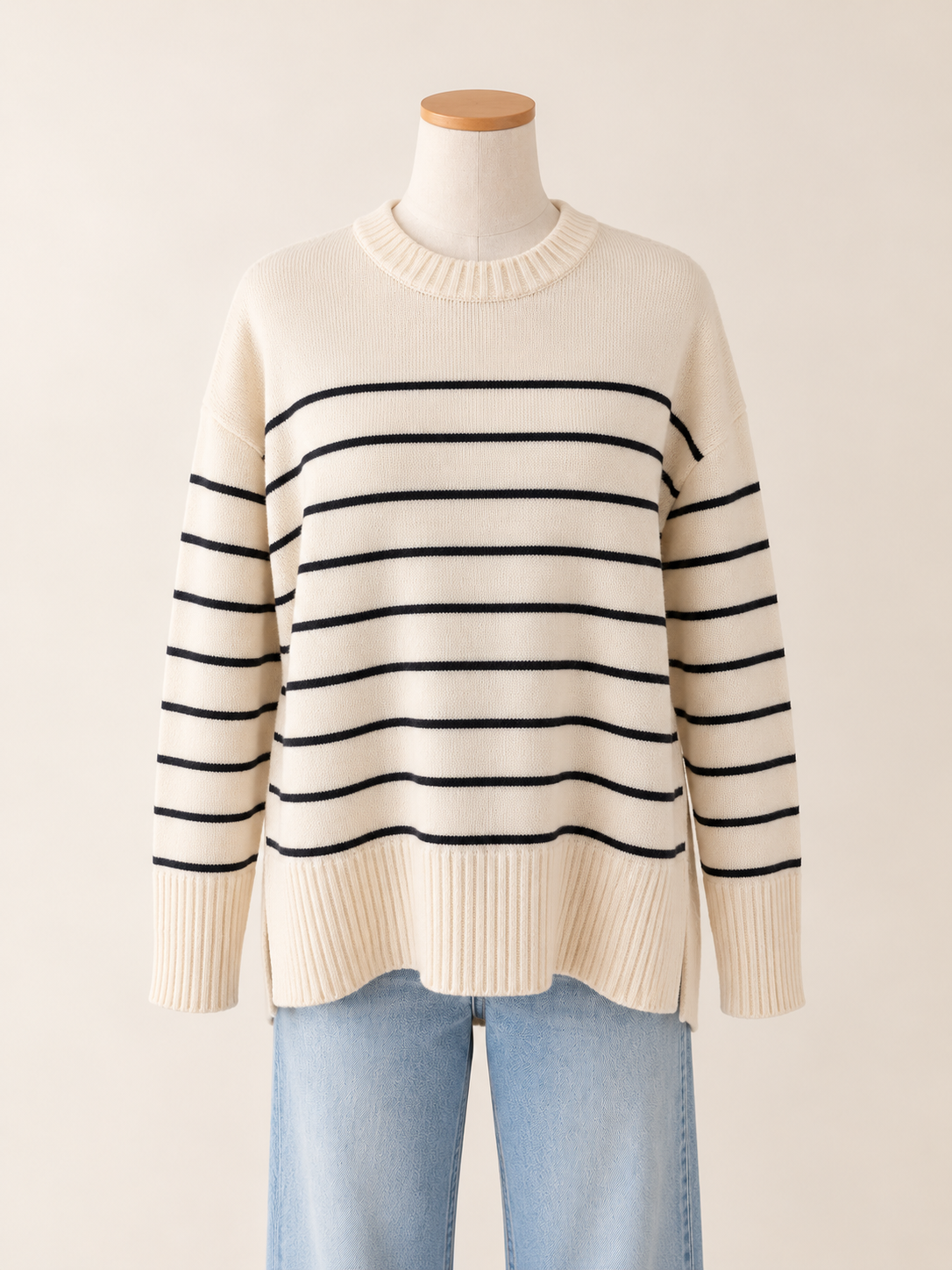 Chandail tricot ligné Zara - Small