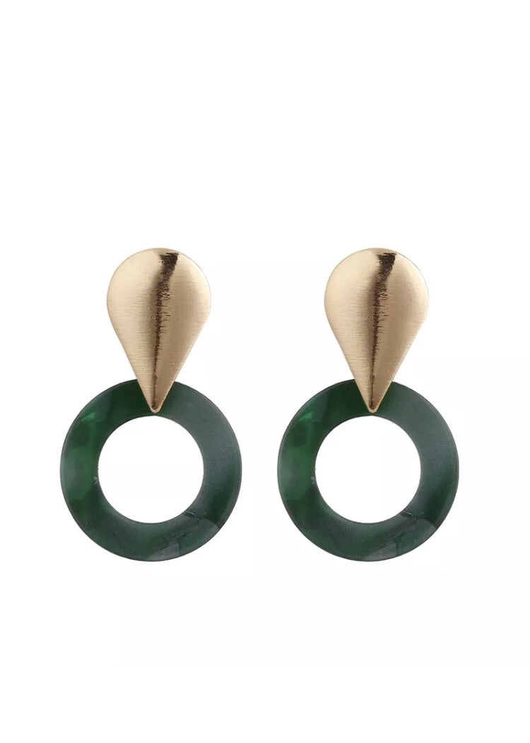 Boucles d'oreilles - Minimaliste acrylique